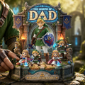 The Legend Of Dad and Kids Acrylic Plaque - Personalized Gifts For Dad