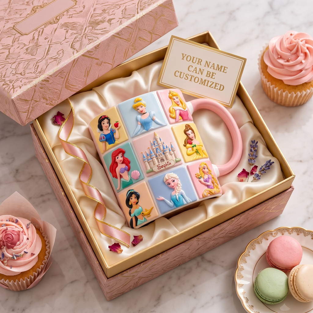 Personalized Magic Princess Mug – Custom Coffee Mug with Name