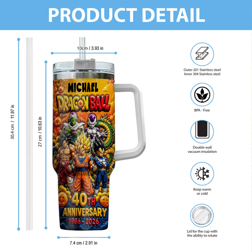 Best Memories - Personalized Seven Balls Insulated Tumbler