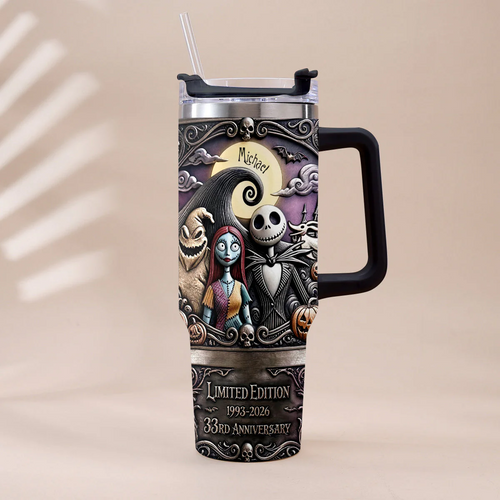 33rd Anniversary - Personalized Nightmare Insulated Tumbler