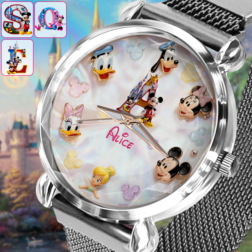 Magic Letter - Personalized Mouse Women Hand Watch