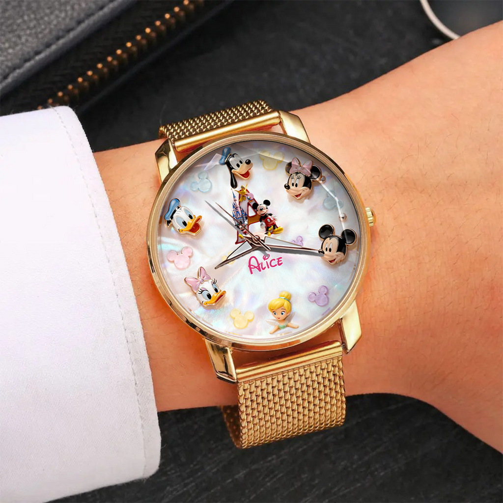 Magic Letter - Personalized Mouse Women Hand Watch