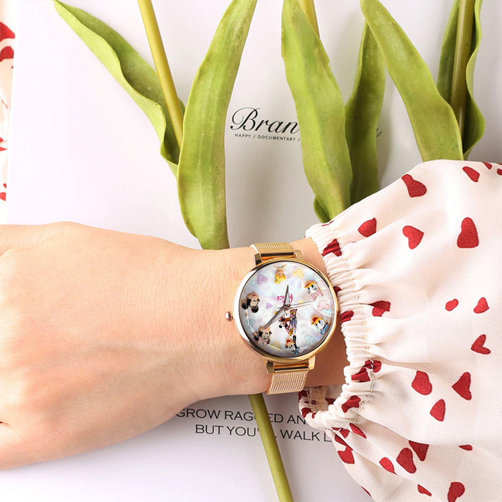 Magic Letter - Personalized Mouse Women Hand Watch