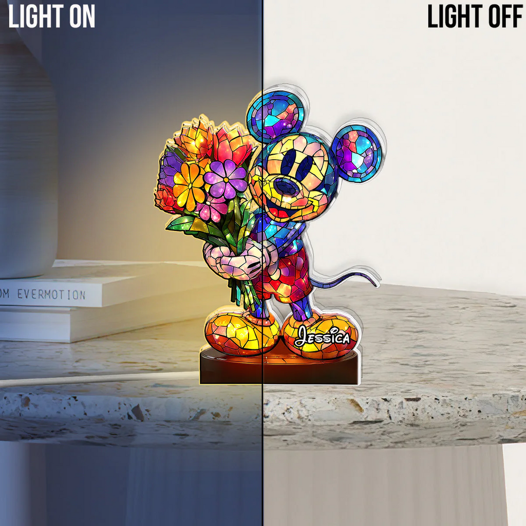 Magic Lamp - Personalized Mouse Acrylic LED Night Light