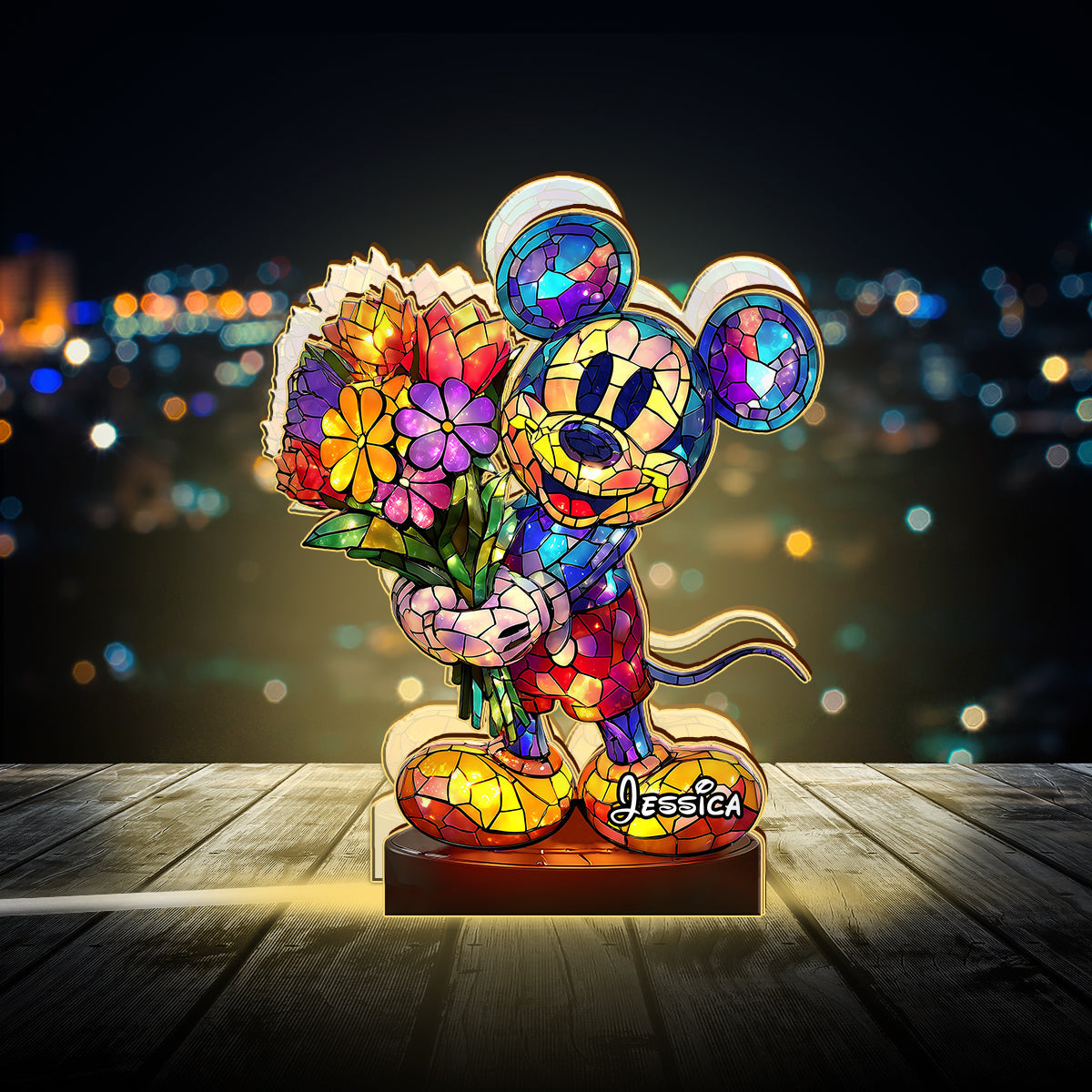 Magic Lamp - Personalized Mouse Acrylic LED Night Light