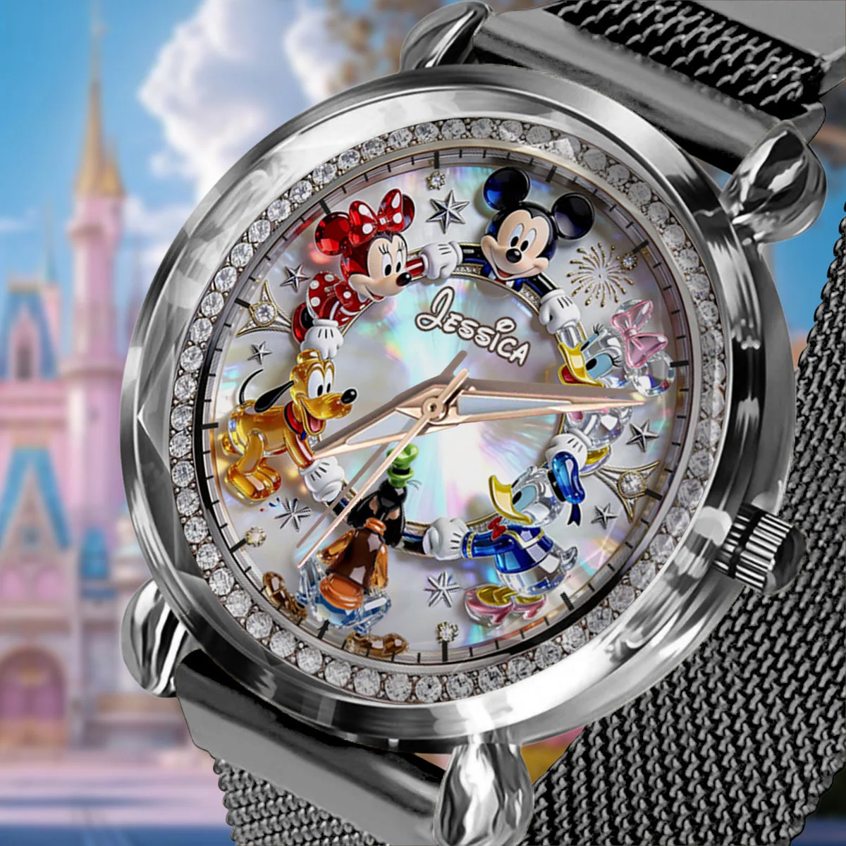 Friends Anniversary - Personalized Mouse Women Hand Watch