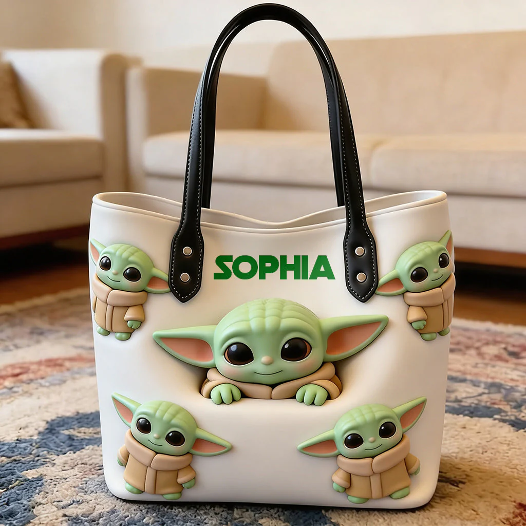 Cute Baby - Personalized The Force Tote Bag