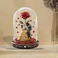 Tale As Old As Time 2 - Personalized Couple Custom Shaped Acrylic Plaque
