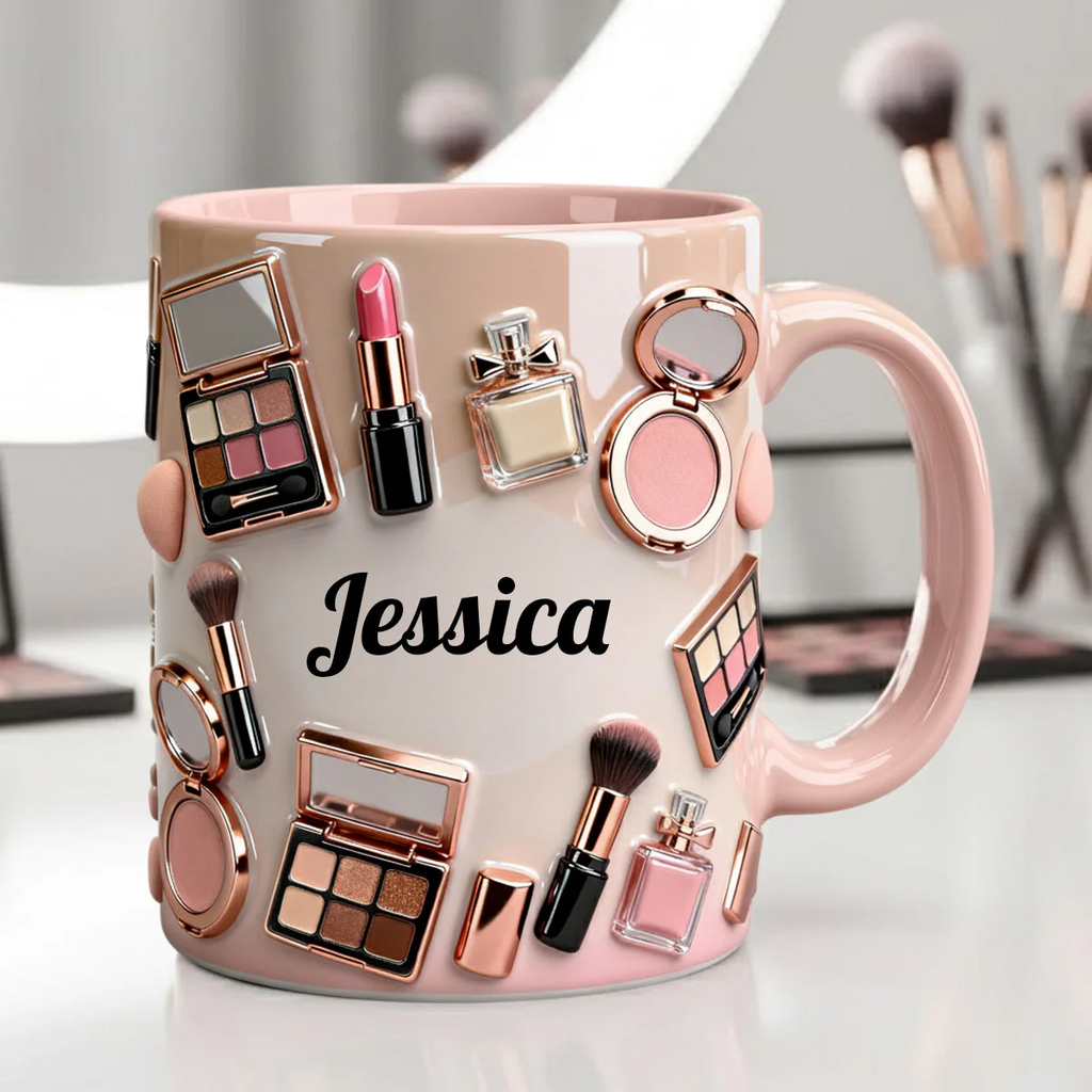 Makeup Artist - Personalized Makeup Accent Mug