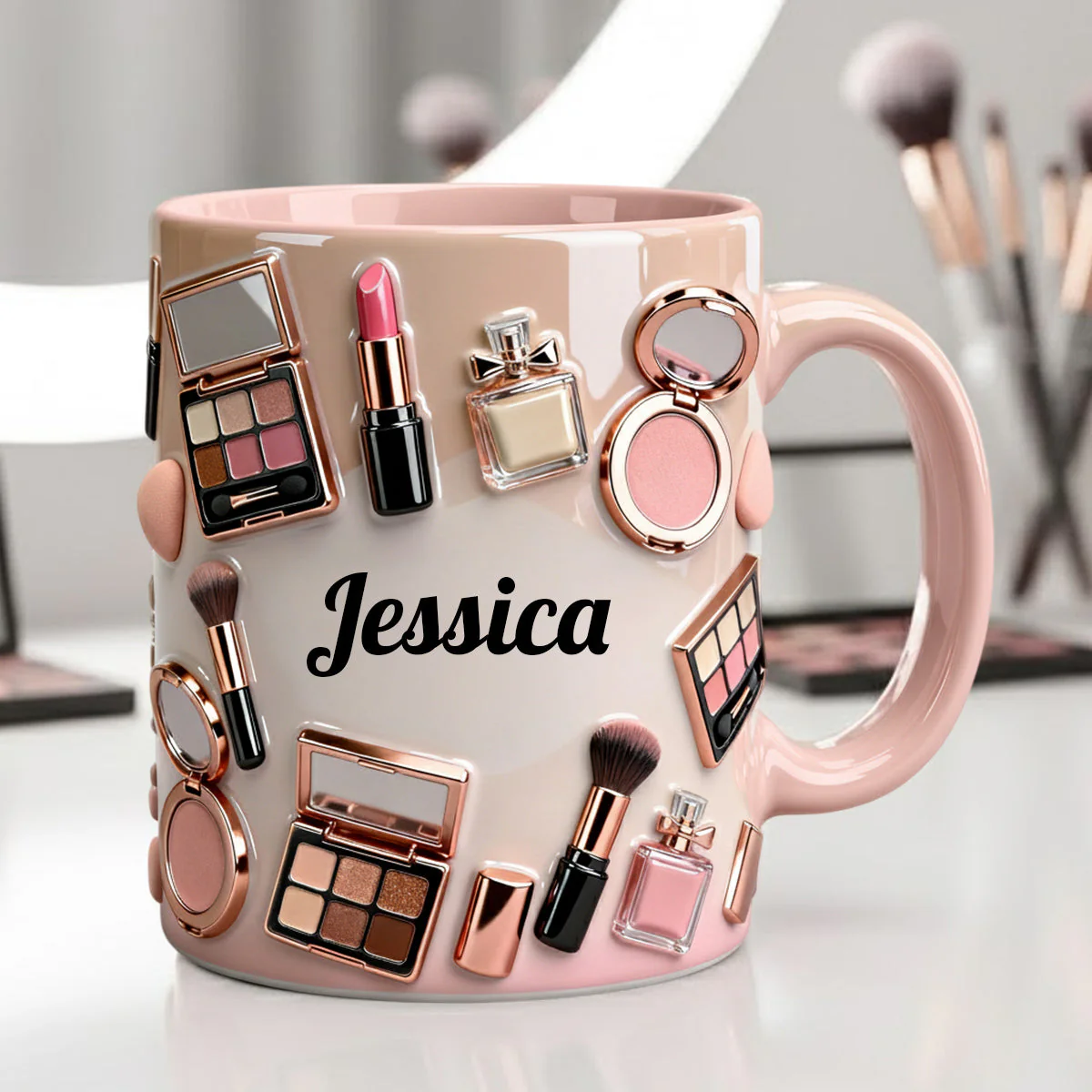 Makeup Artist - Personalized Makeup Accent Mug