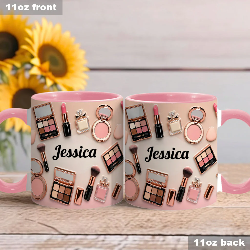 Makeup Artist - Personalized Makeup Accent Mug