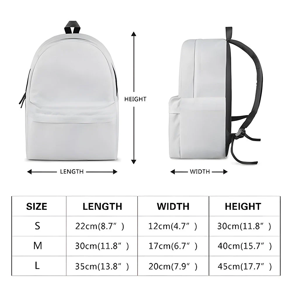 Block Game Backpack – Custom Name & Number Kids School Bag