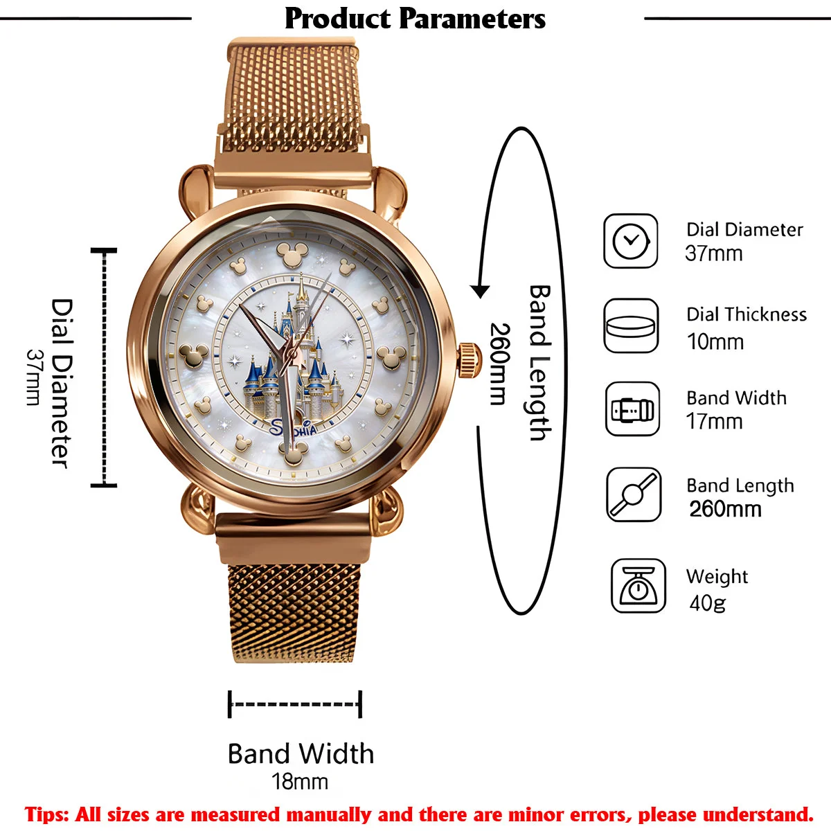 Believe In Magic - Personalized Dream Trip Women Hand Watch