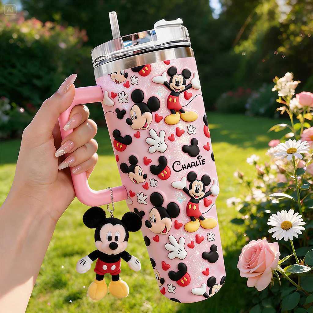 Cartoon Magical Mouse - Personalized Mouse Insulated Tumbler