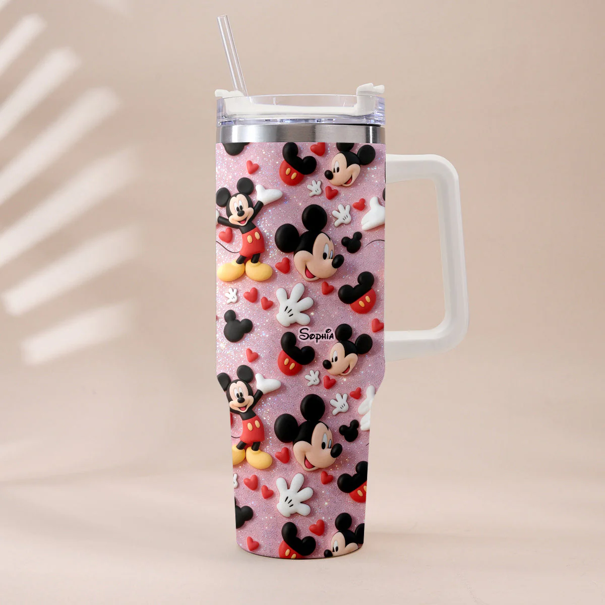Cartoon Magical Mouse - Personalized Mouse Insulated Tumbler