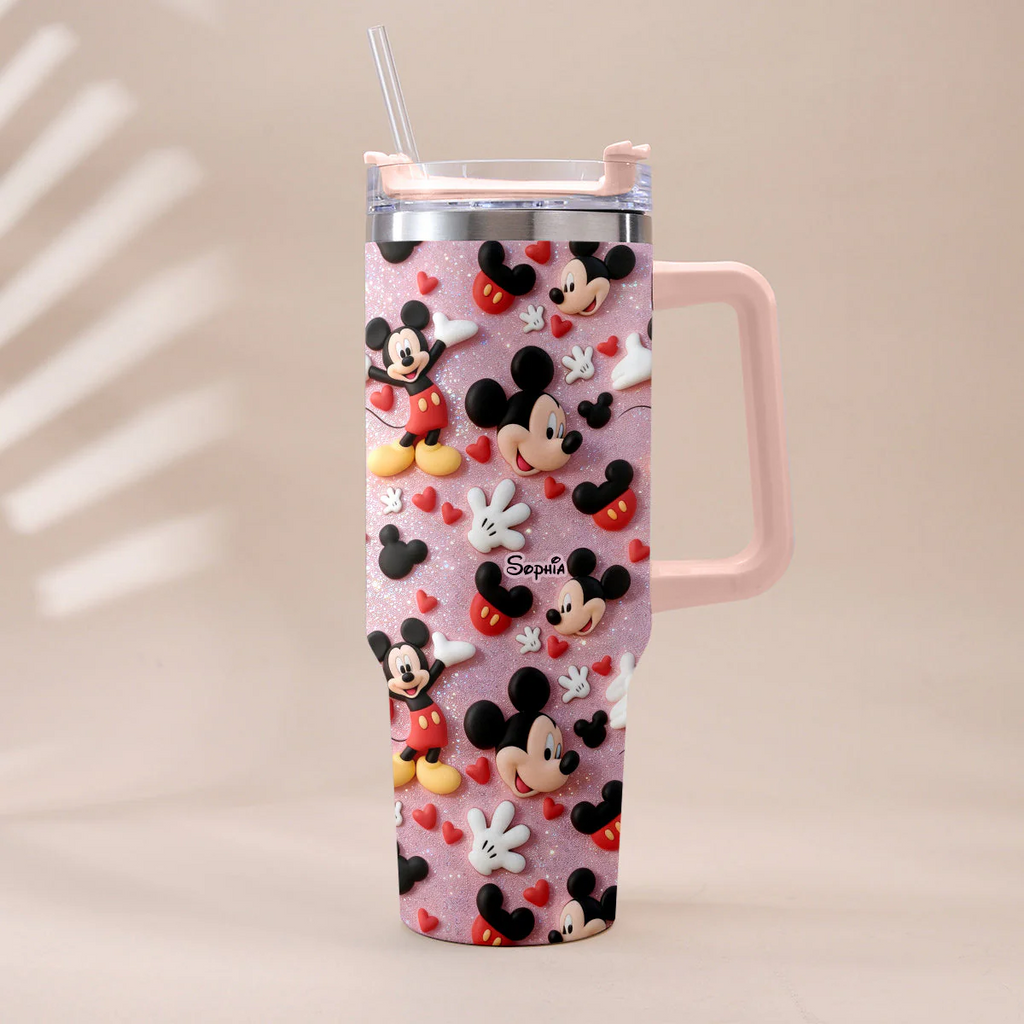 Cartoon Magical Mouse - Personalized Mouse Insulated Tumbler