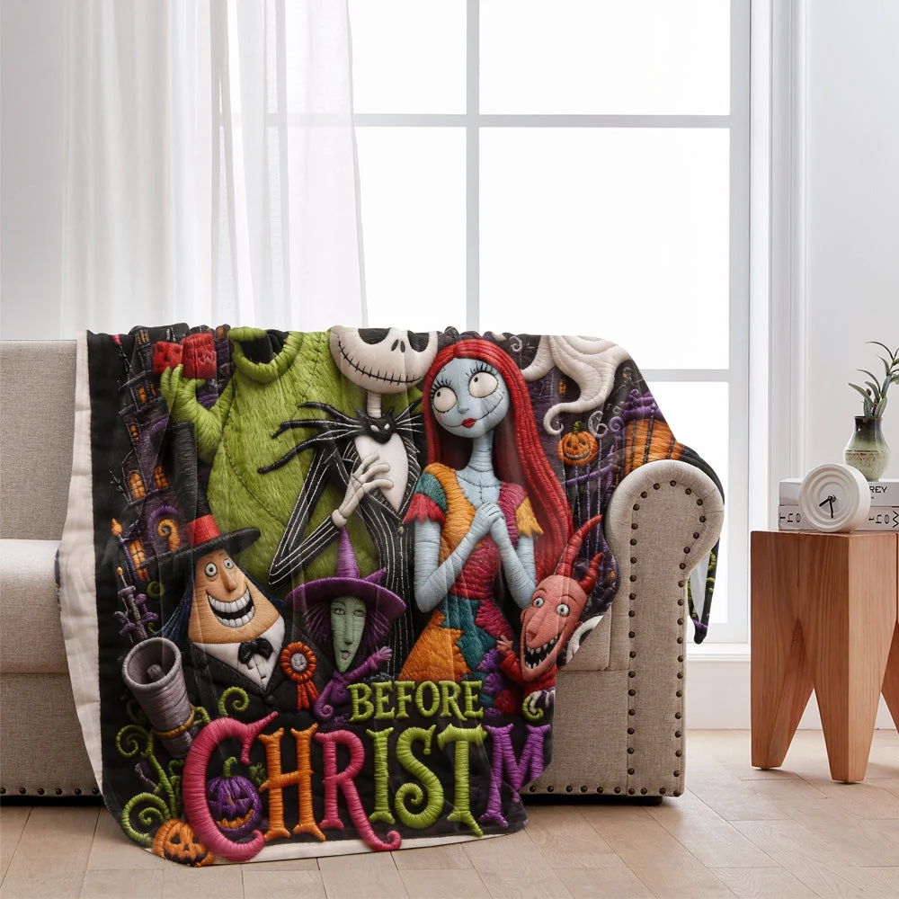 Personalized Nightmare Characters Blanket – Custom Name Halloween Gift