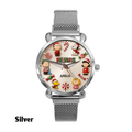 Custom Christmas Comic Friends Handwatch - Personalized Cute Puppy Watch