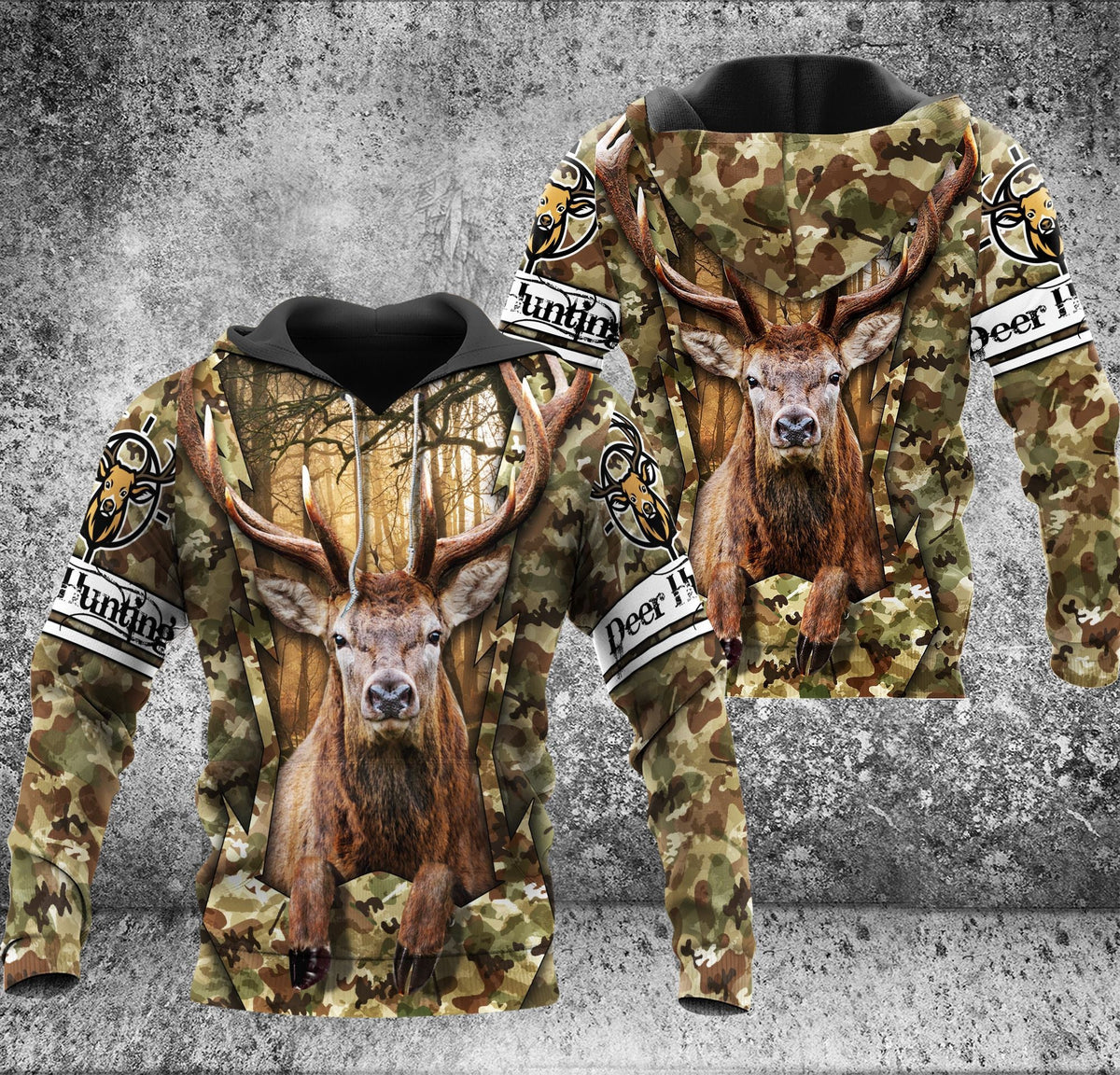 Deer Hunting Pattern Q2 All Over Printed Unisex Shirt