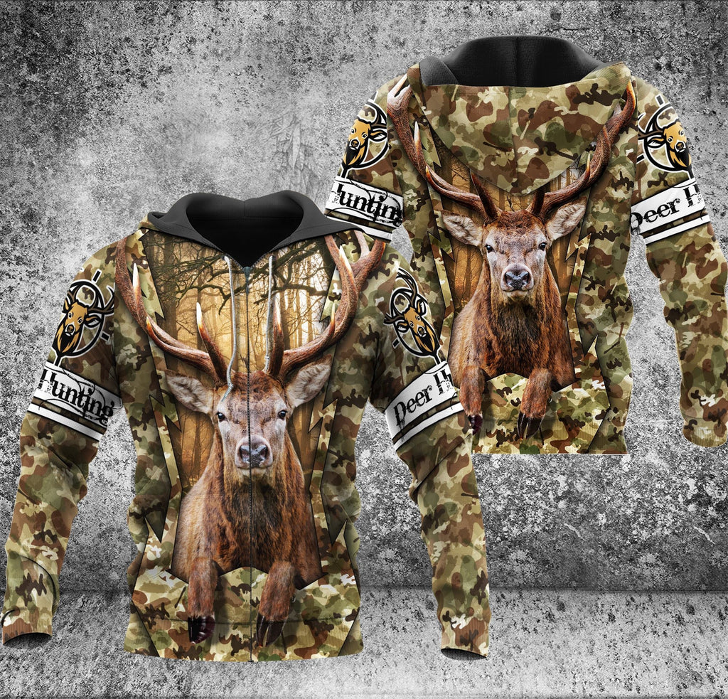 Deer Hunting Pattern Q2 All Over Printed Unisex Shirt