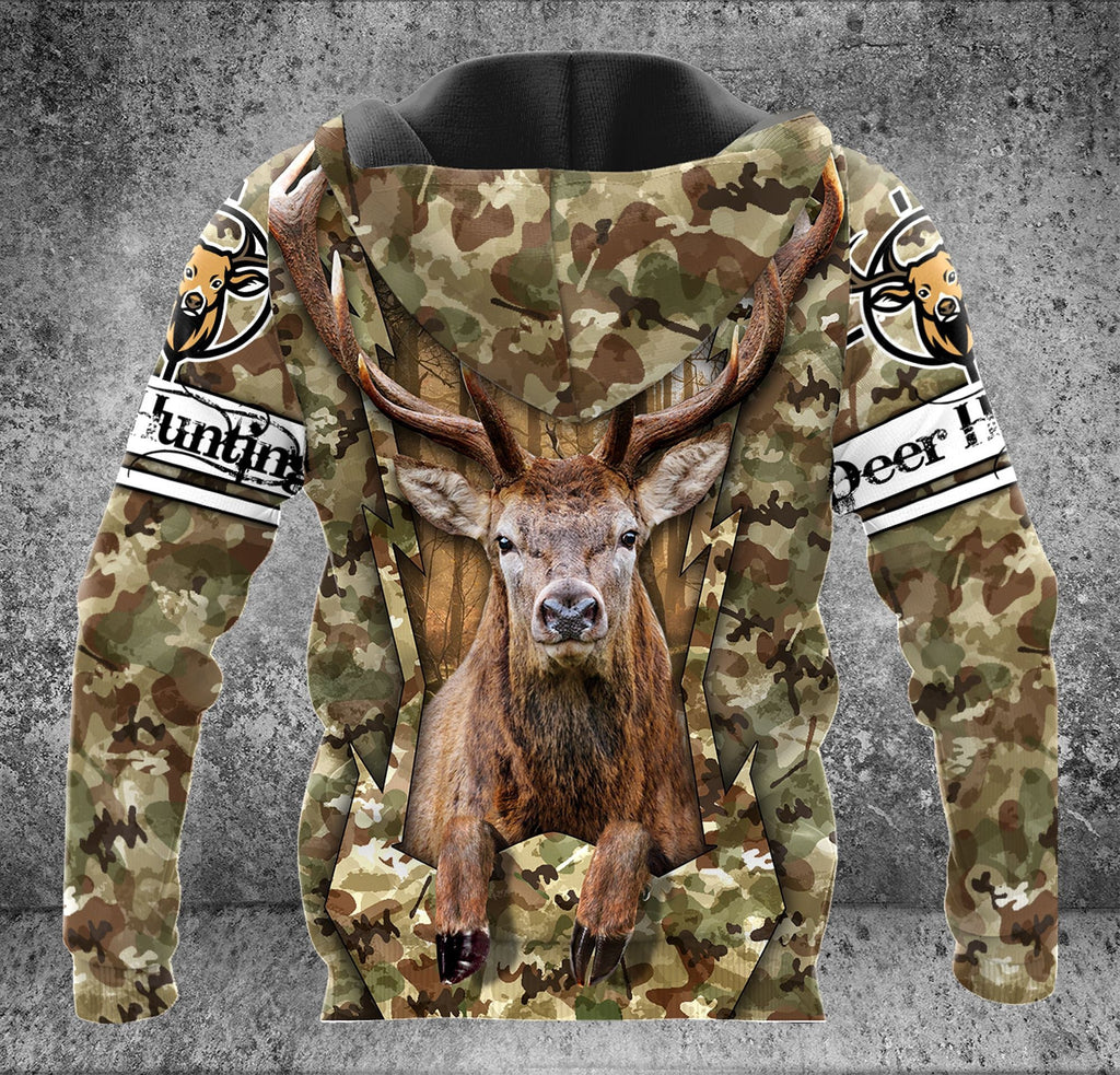 Deer Hunting Pattern Q2 All Over Printed Unisex Shirt