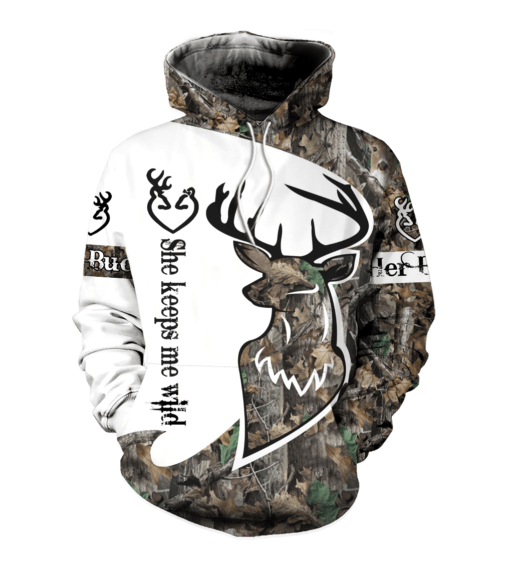 Deer Hunting - Combo Hoodie Couple All over Printed 3D