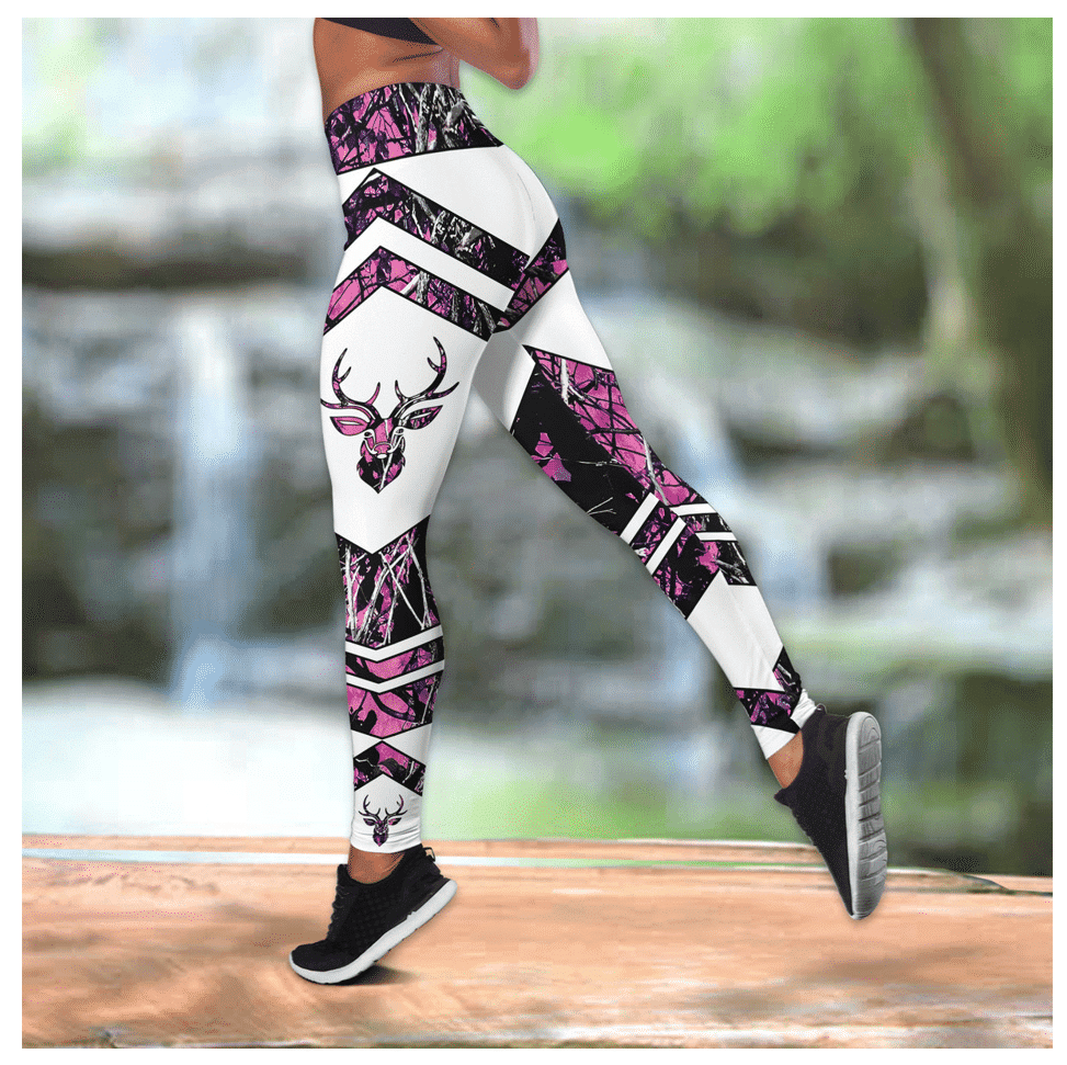DEER HUNTING CROSS TANKTOP + LEGGING SET