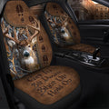 Deer Hold on Funny Car Seat Covers Universal Fit Set 2