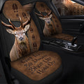 Deer Hold on Funny Car Seat Covers Universal Fit Set 2