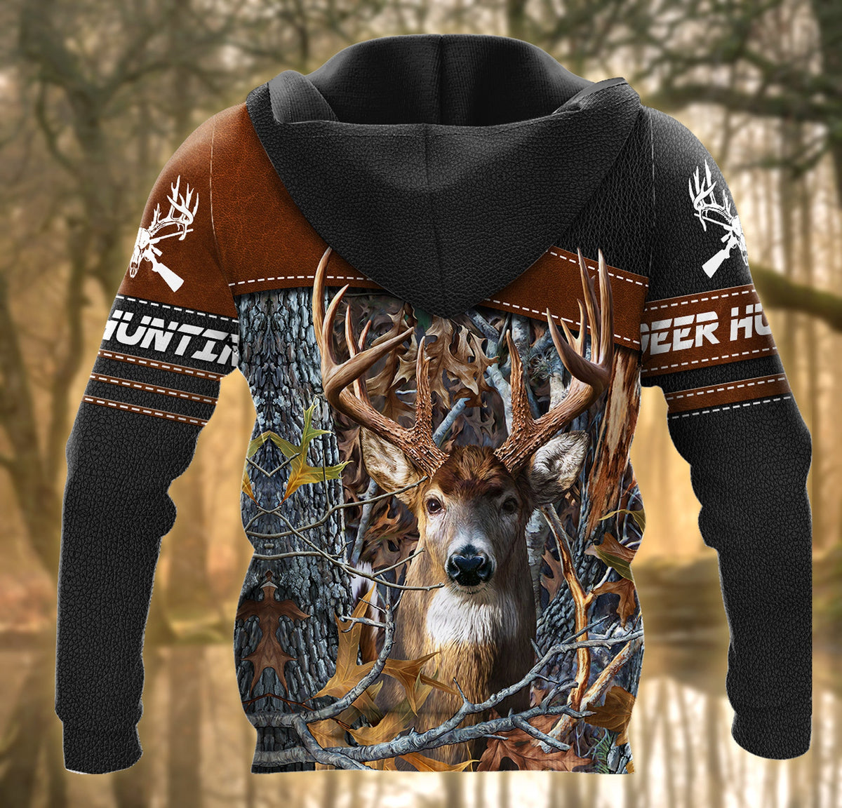Personalized Name Deer Hunting Q3 All Over Printed Unisex Shirt