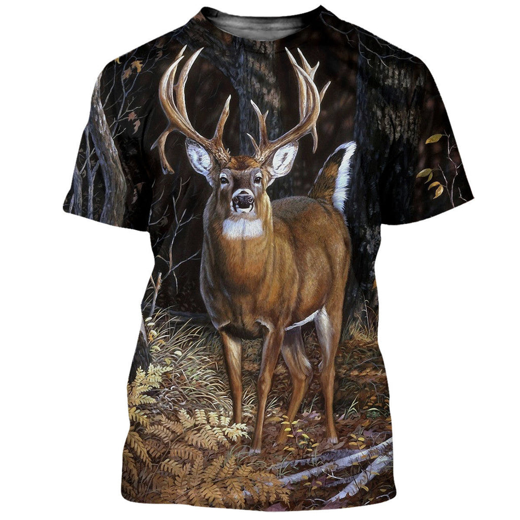 Deer Hunting Forest All Over Printed Unisex Shirt