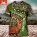 Personalized Deer Hunting 3D All Over Printed Unisex Shirt