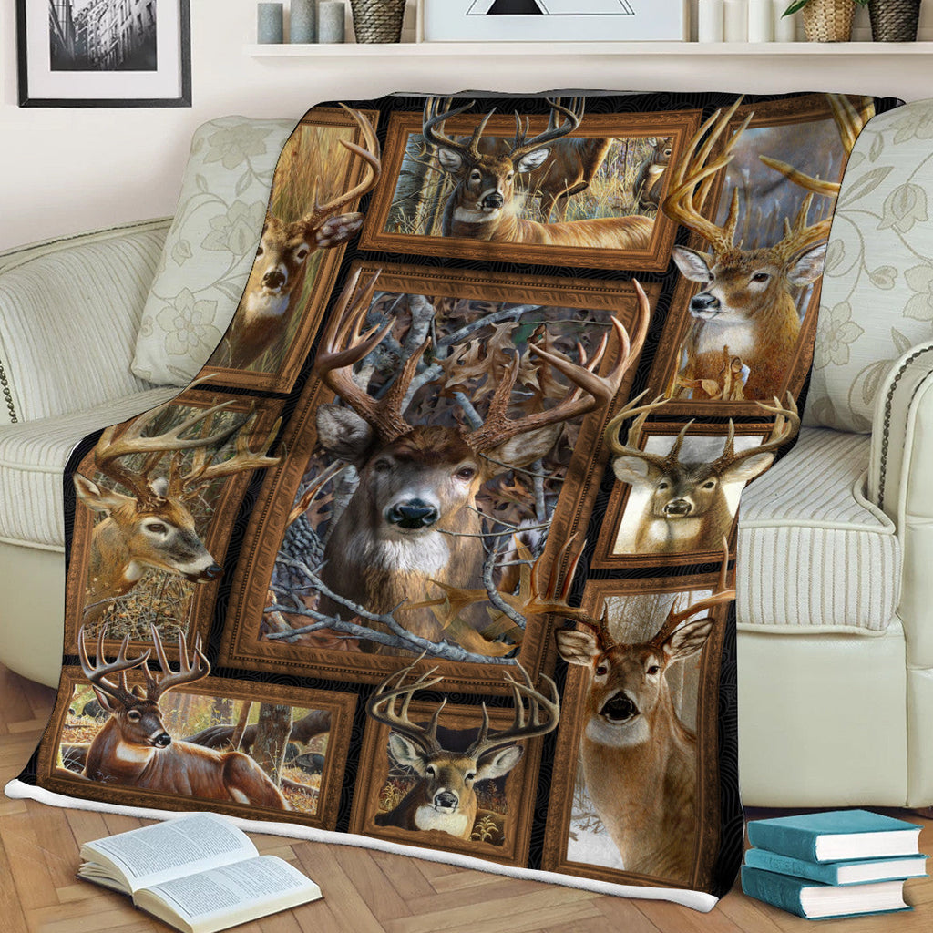 Deer 3D Fleece Blanket