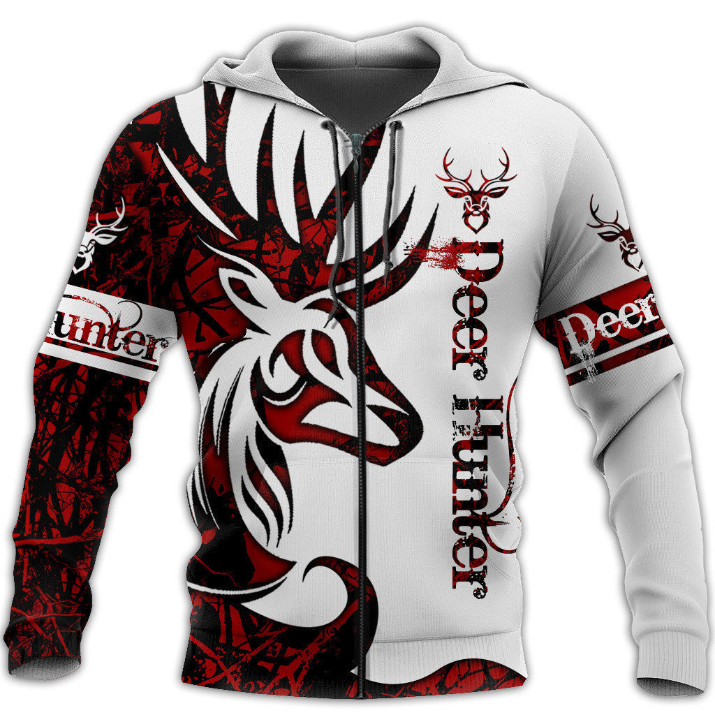 Deer Hunter Red Style All Over Printed Unisex Shirt