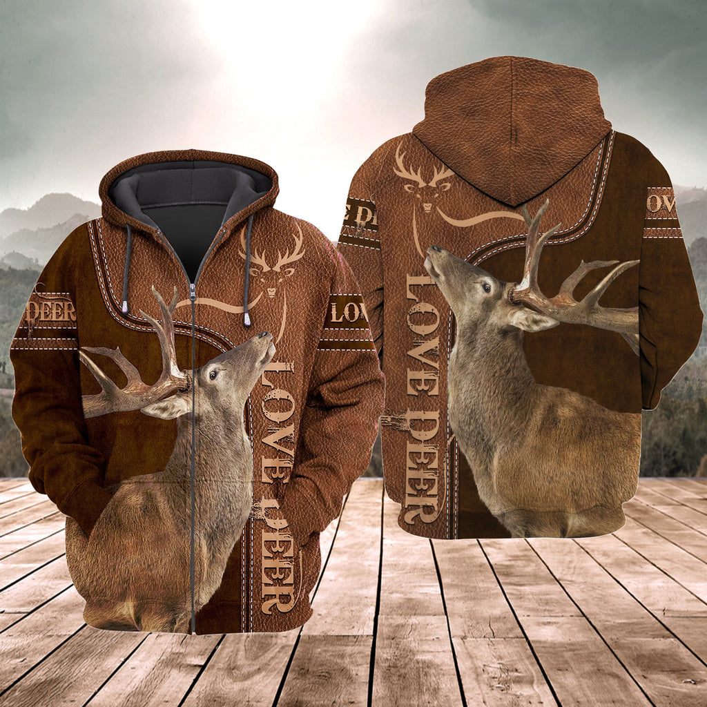 Love Deer All Over Printed Unisex Shirt