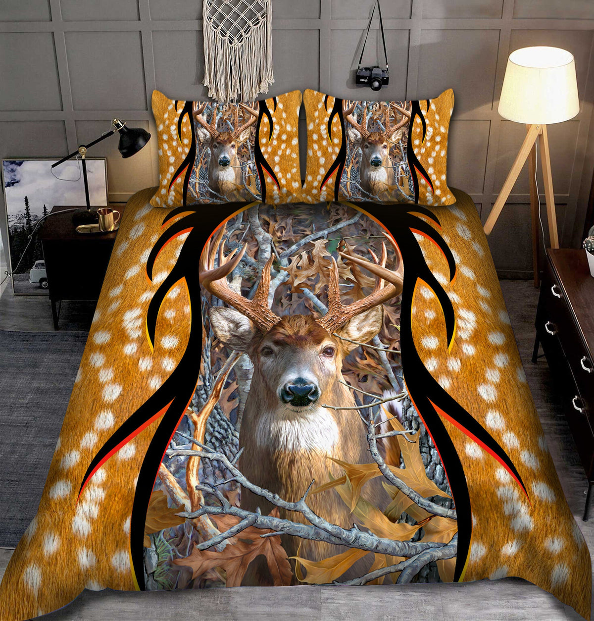 Deer Hunting Q4 All Over Printed Bedding Set