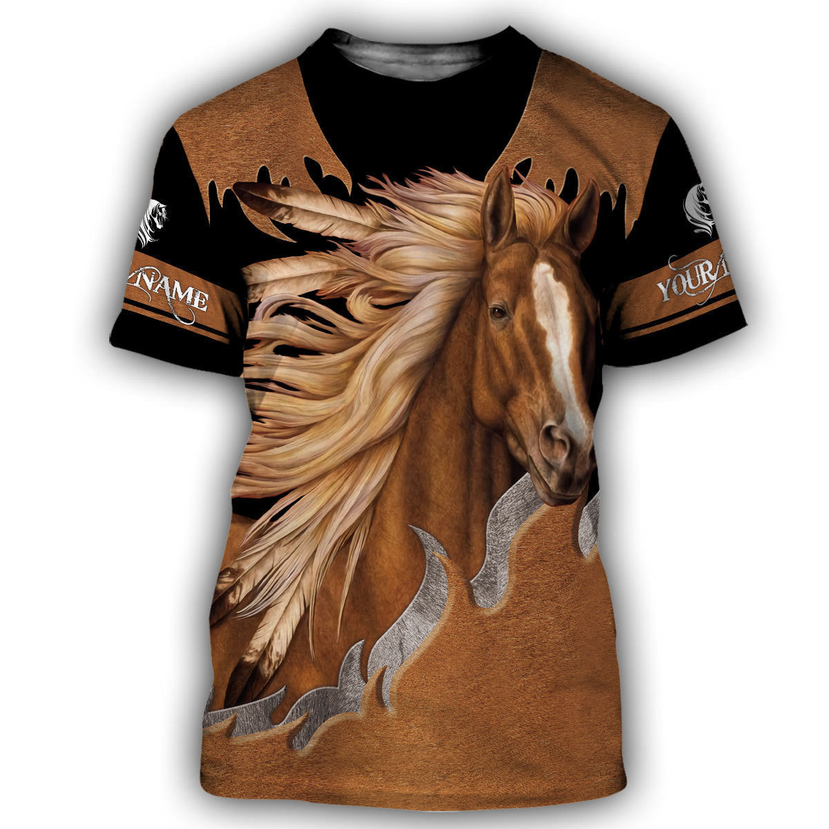 Personalized Name Horse AK38 All Over Printed Unisex Shirt