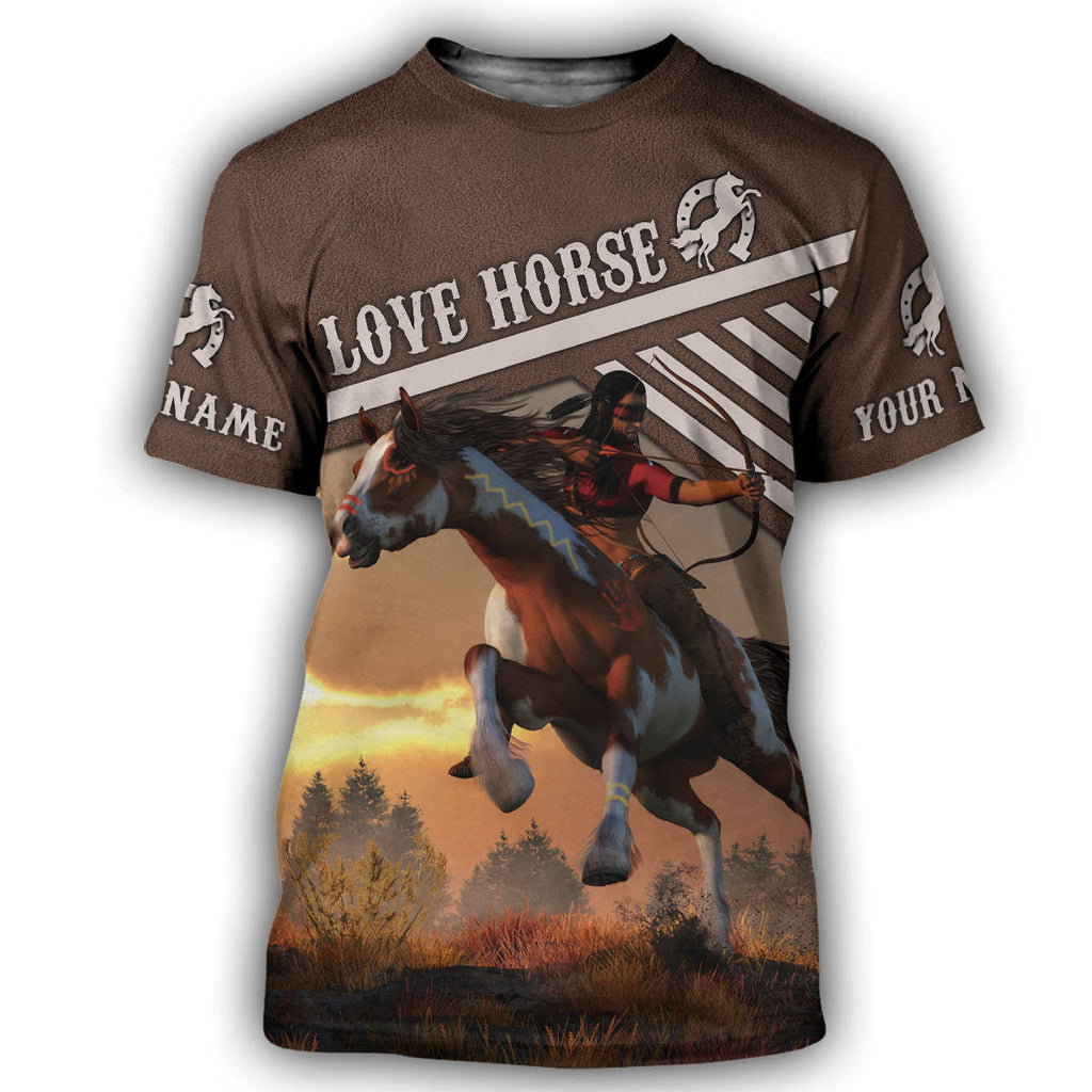 Personalized Name Horse AK39 All Over Printed Unisex Shirt