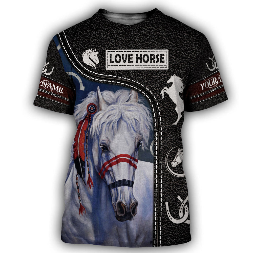 Personalized Name Horse AK37 All Over Printed Unisex Shirt