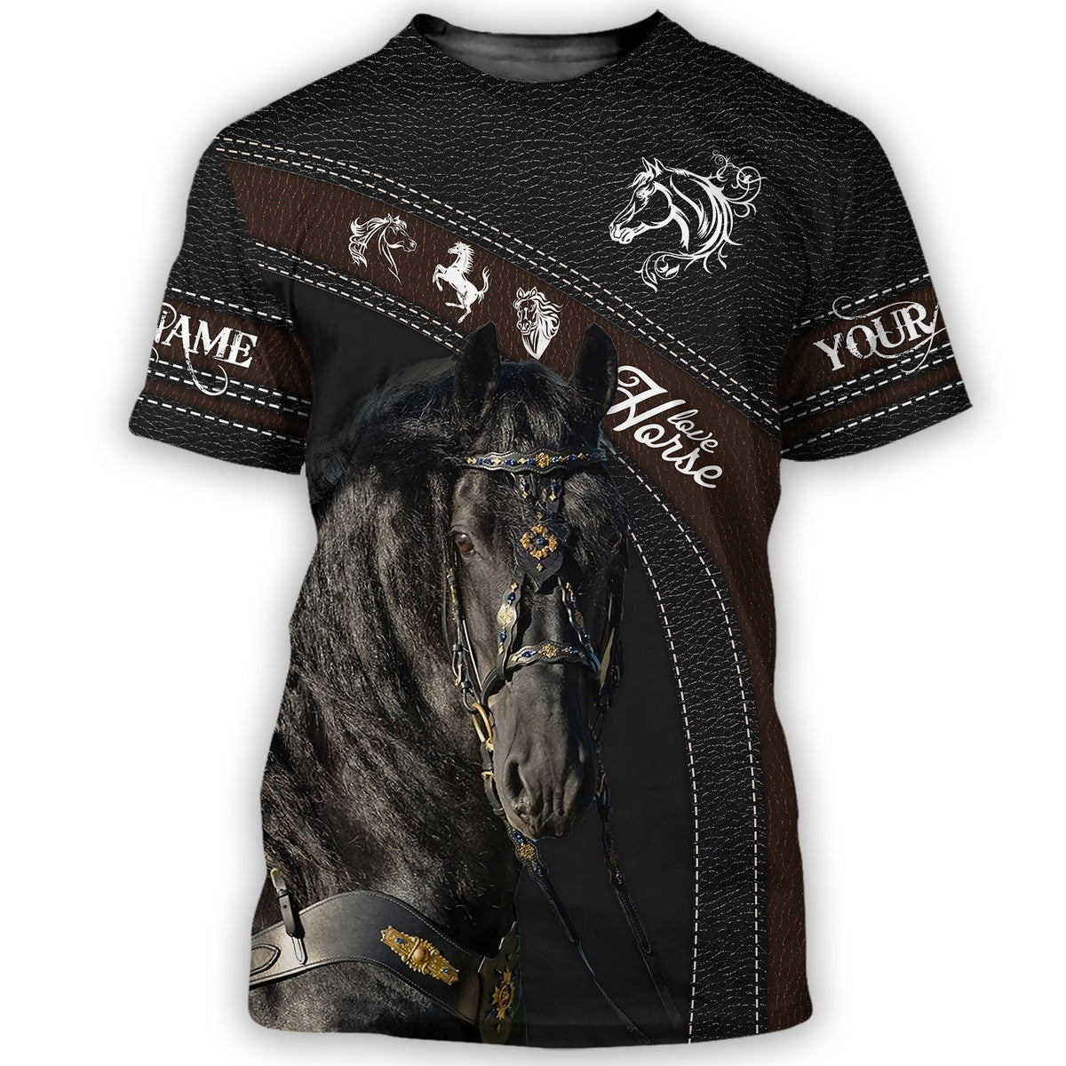 Personalized Name Horse AK41 All Over Printed Unisex Shirt