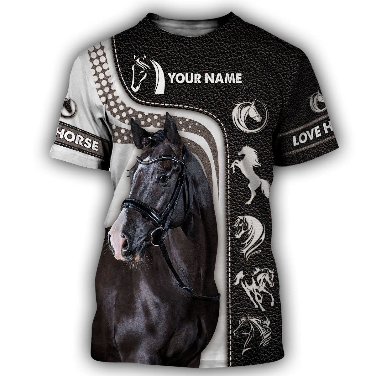 Personalized Name Horse AK51 All Over Printed Unisex Shirt