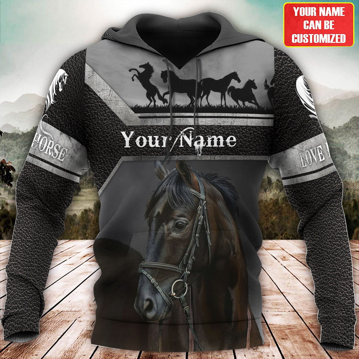 Personalized Name Horse AK54 All Over Printed Unisex Shirt