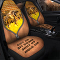 Honey Bee Q2 Hold on Funny Car Seat Covers Universal Fit Set 2