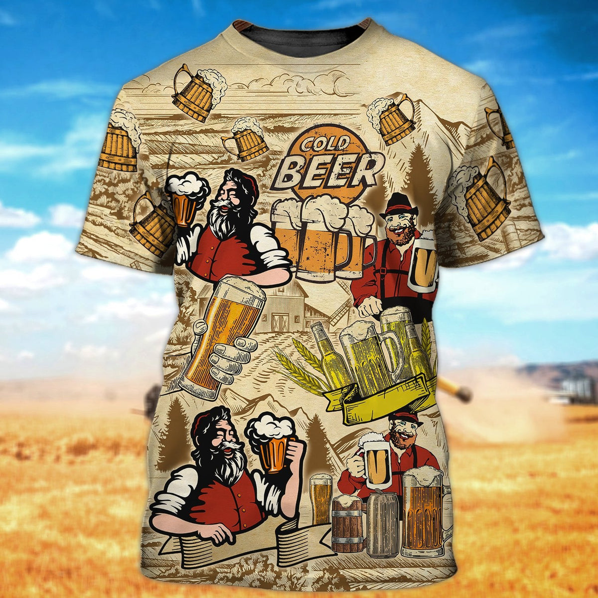 Beer All Over Printed Unisex Shirt - LP01