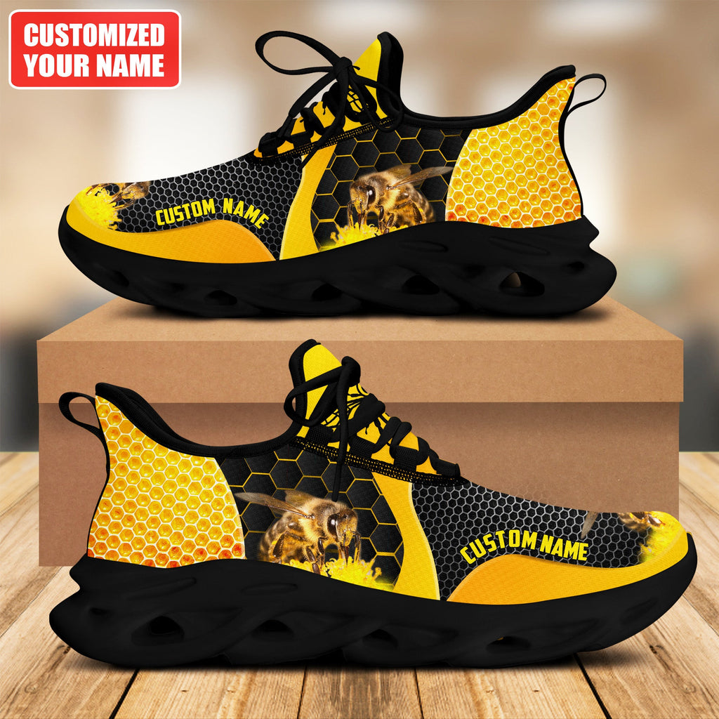 Personalized Honey Bee Custom Sneaker Q180504