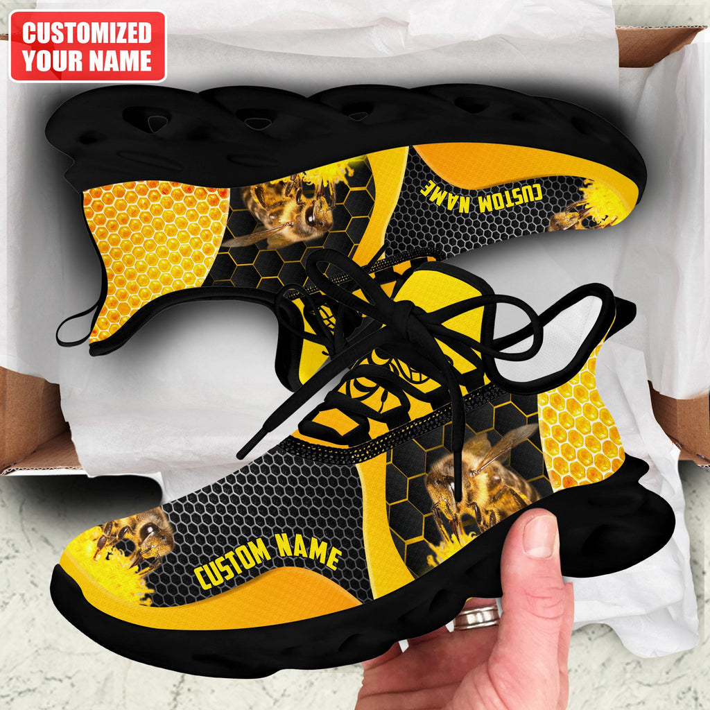 Personalized Honey Bee Custom Sneaker Q180504