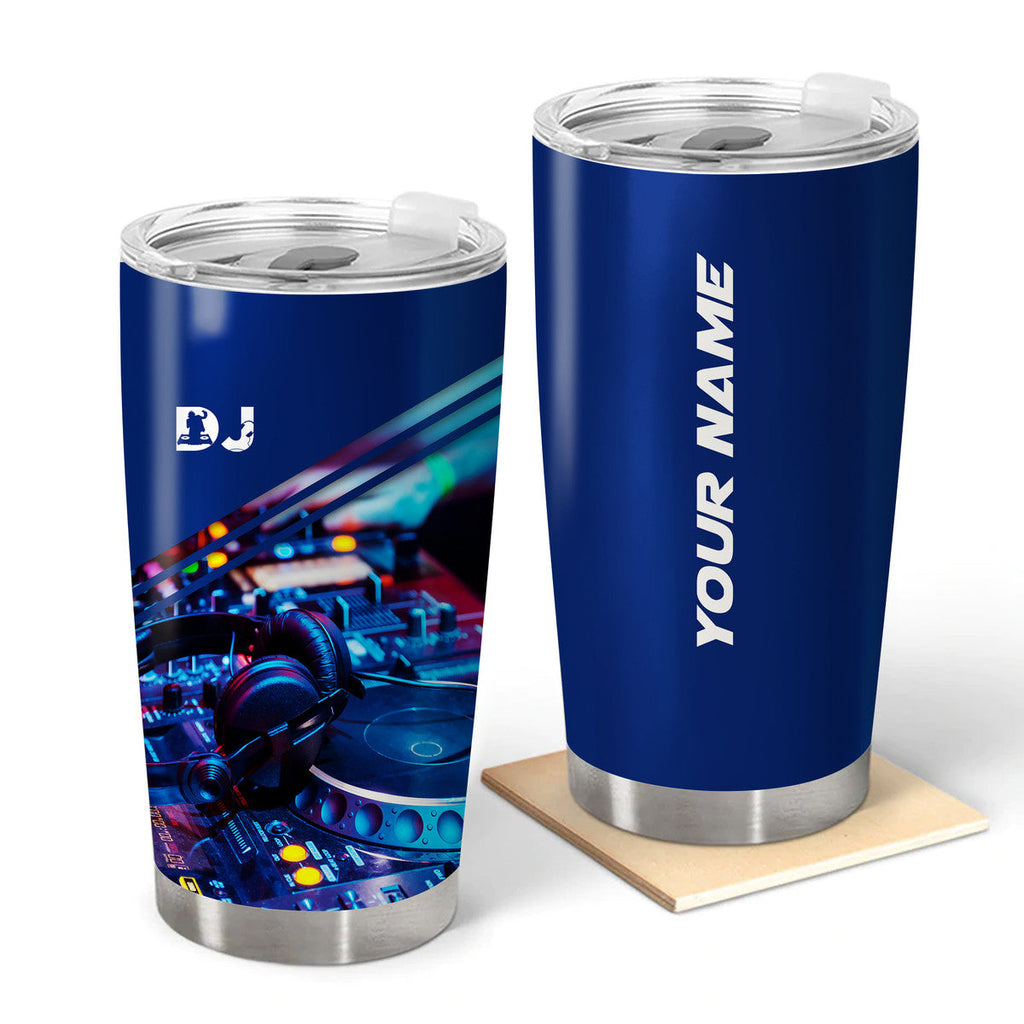 Personalized Name Disc Jockey Q4 Tumbler 20oz 30oz Cup