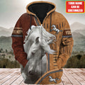 Personalized Name Love Horse Q6 All Over Printed Unisex Shirt
