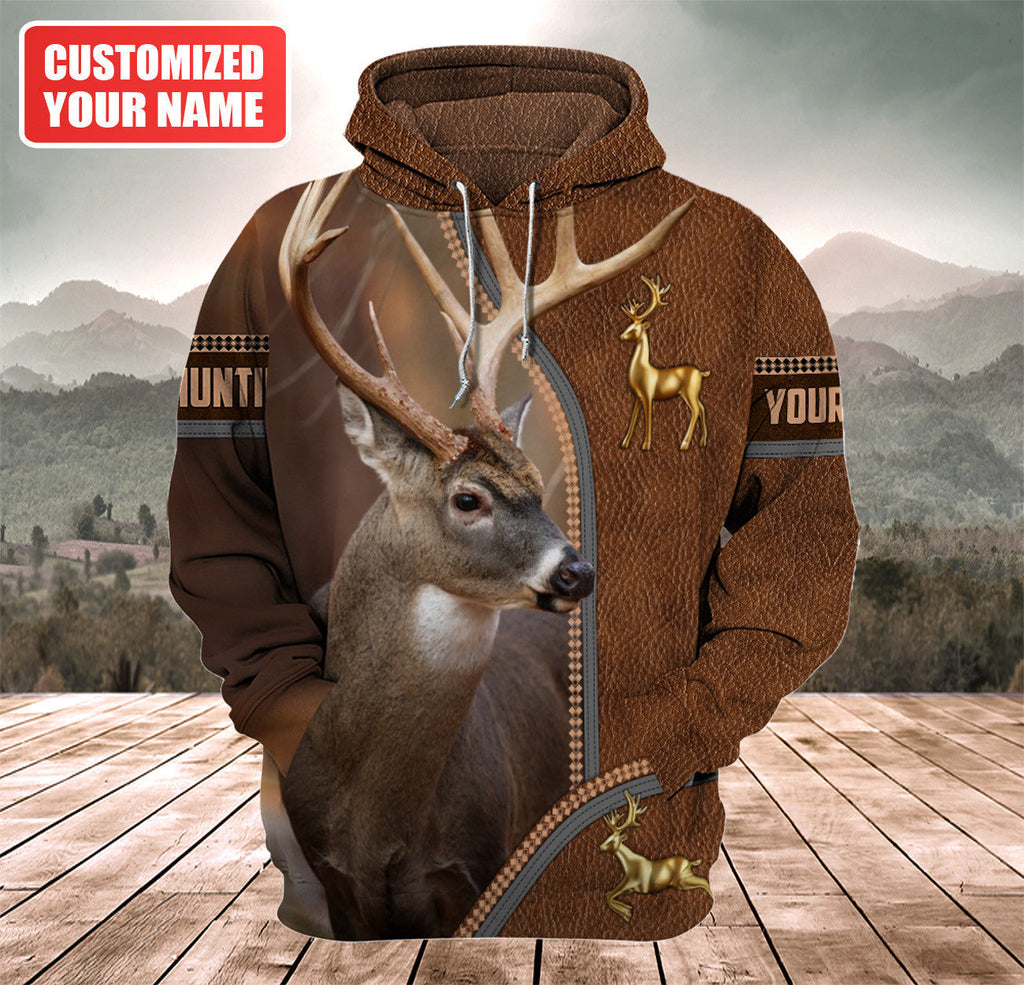 Personalized Name Deer Hunting Q7 All Over Printed Unisex Shirt