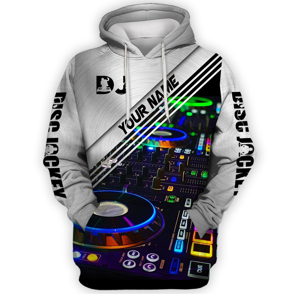 Personalized Name Disc Jockey Q80 All Over Printed Unisex Shirt